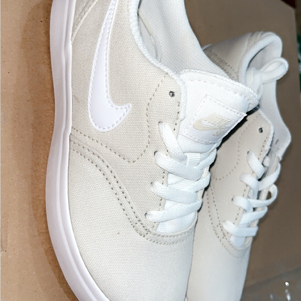 Nike Cream Canvas Sneakers